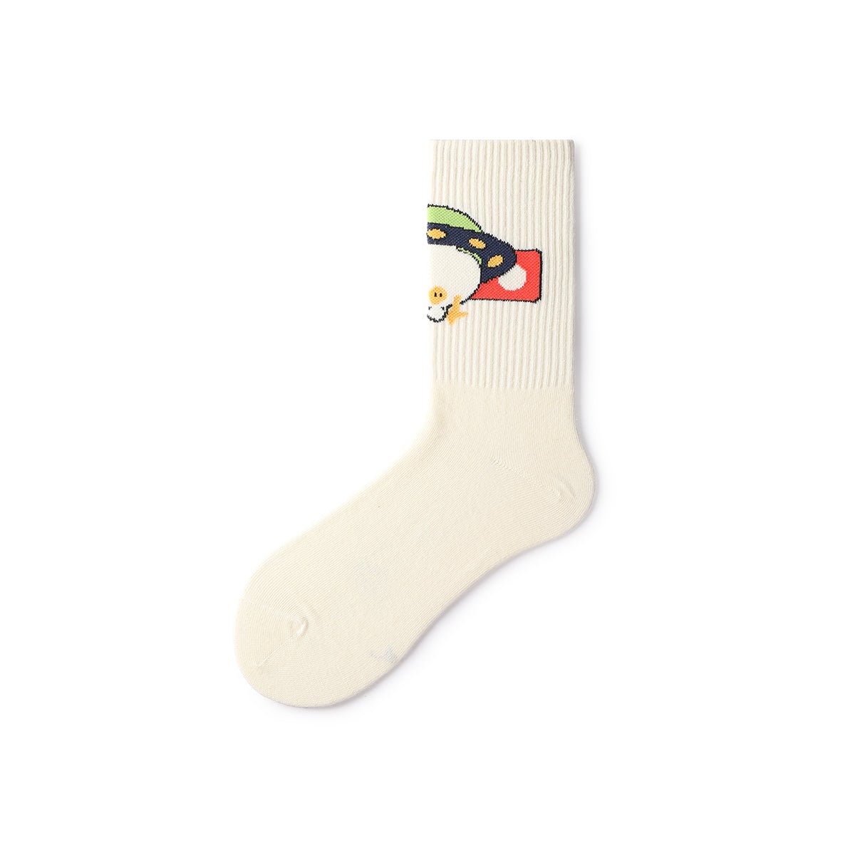 American Comic Pop Art Mid - Calf Socks – Unisex 5 - Pair All - Season Crew Set