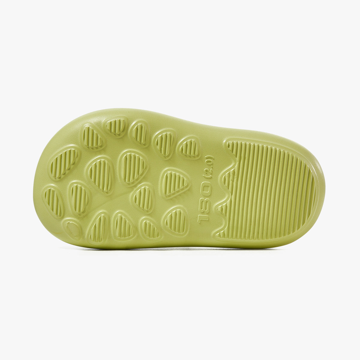 unisex lightweight kids sandals all green 3