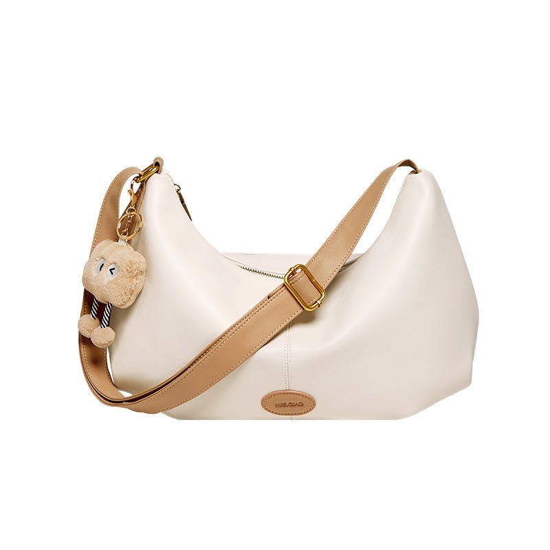 Uptown Soft Leather Hobo Shoulder Crossbody Bag