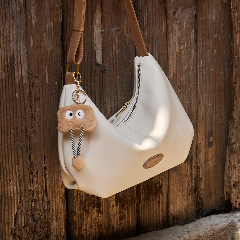 Uptown Soft Leather Hobo Shoulder Crossbody Bag
