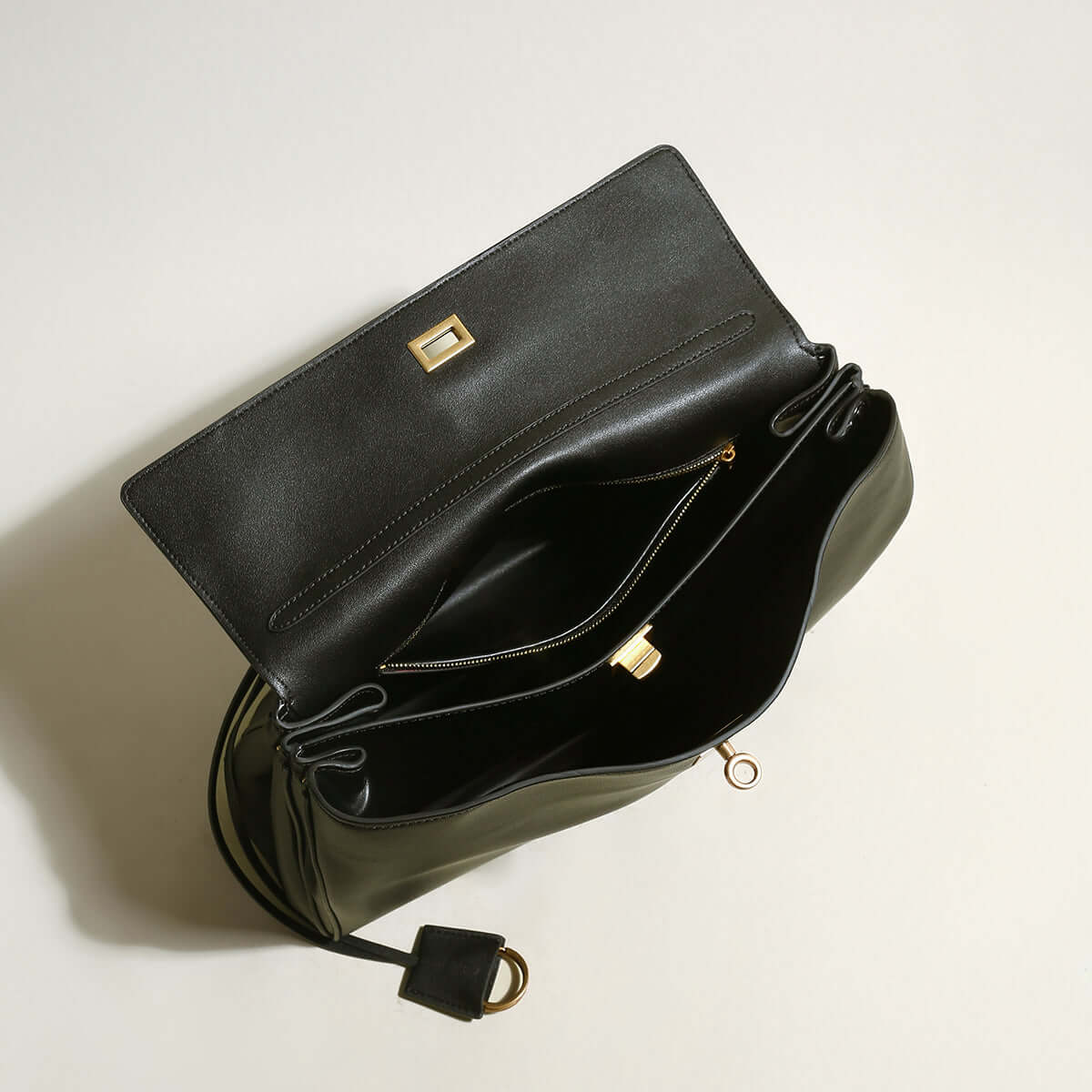 utilitarian black satchel all black 4
