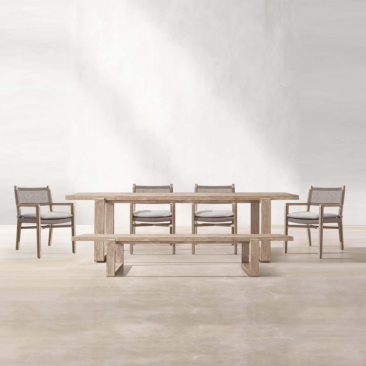 Valan Teak Garden Bench - 0cm