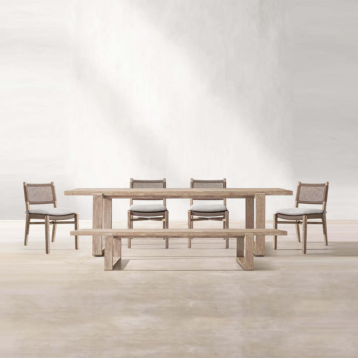 Valan Teak Garden Bench - 0cm