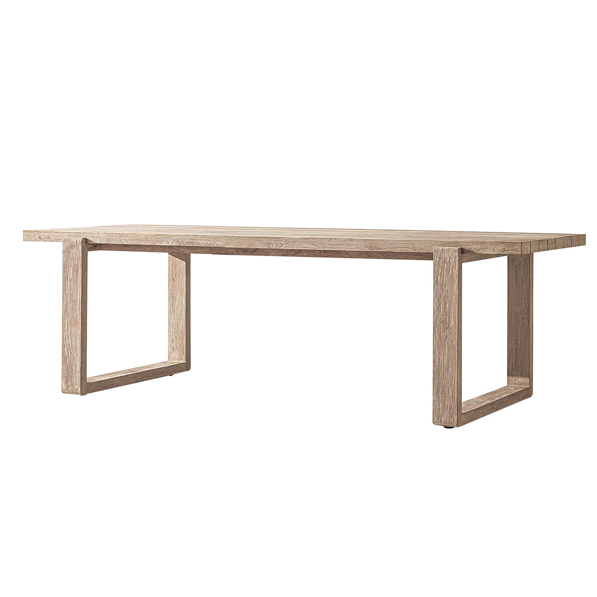 valan teak long table 2.4m mocha 3