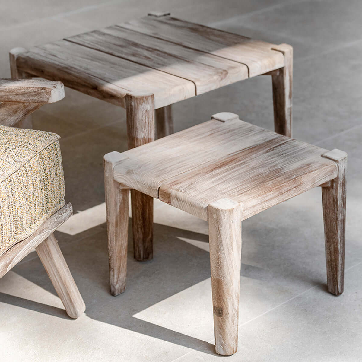 Valan Teak Side Table - 0cm