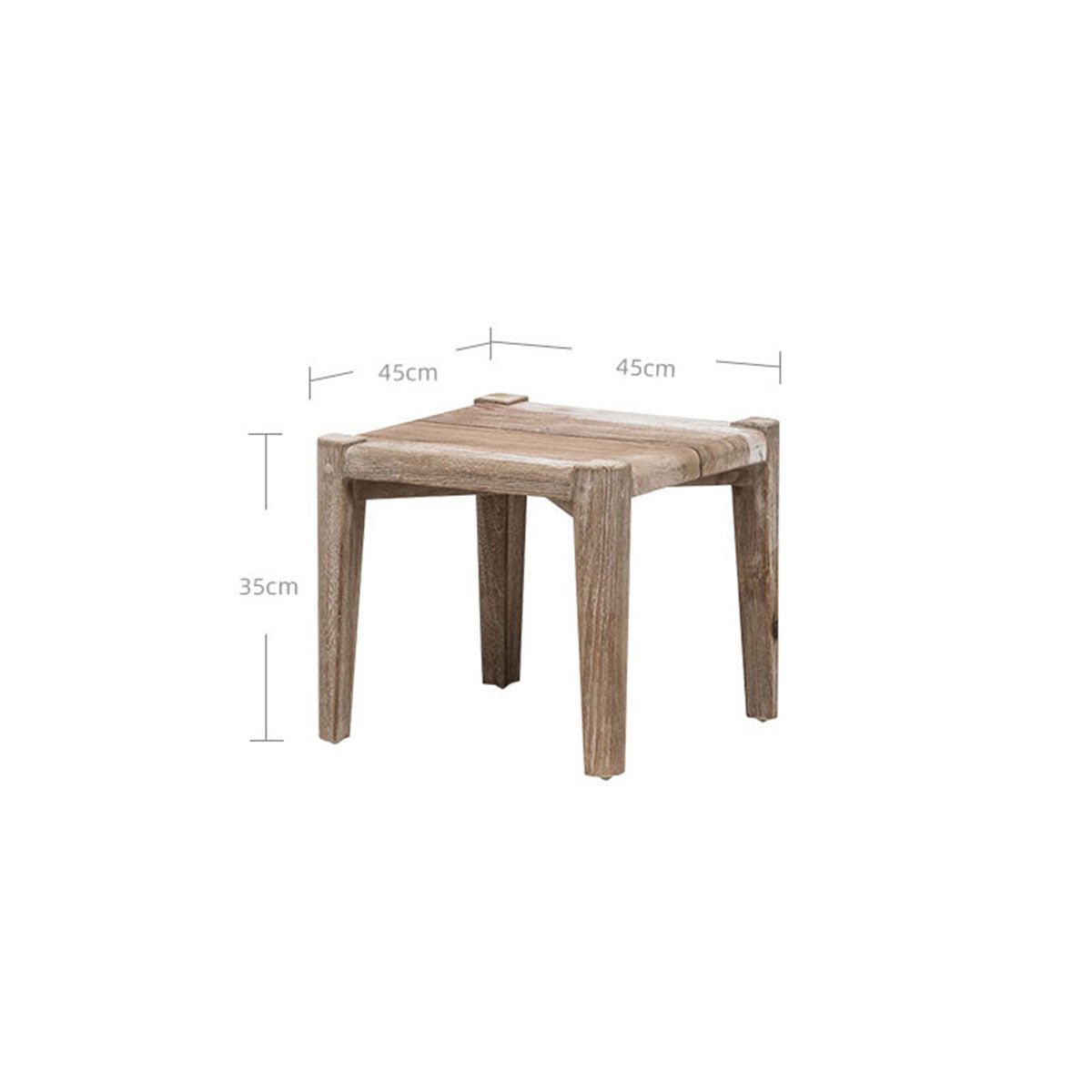 Valan Teak Side Table - 0cm