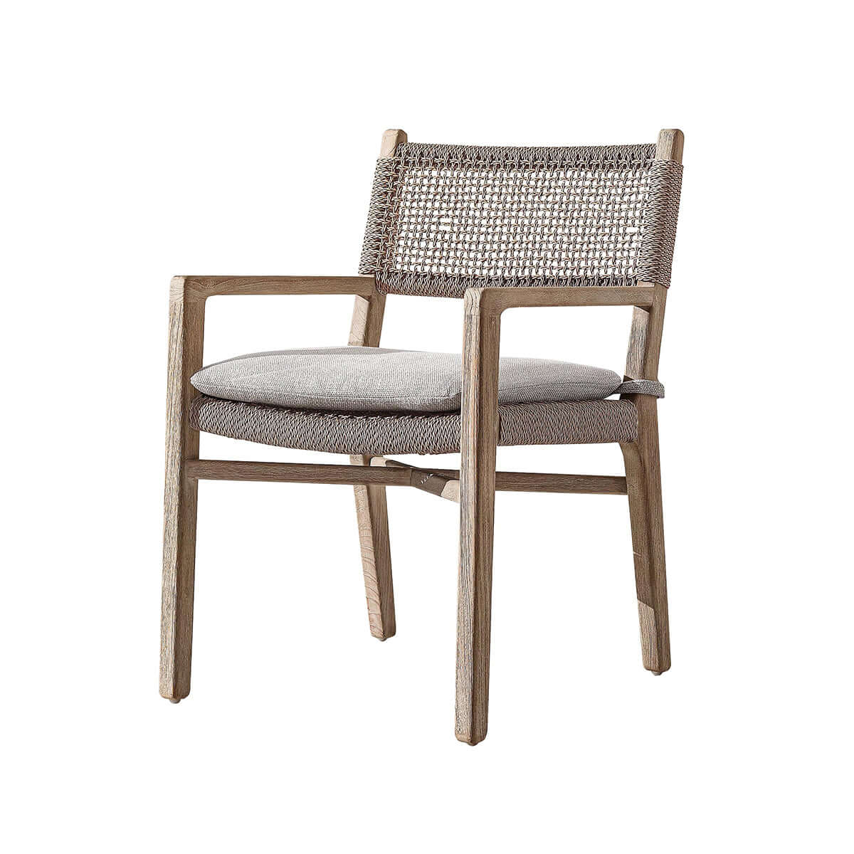 Valan Teak Woven Armchair - 0cm