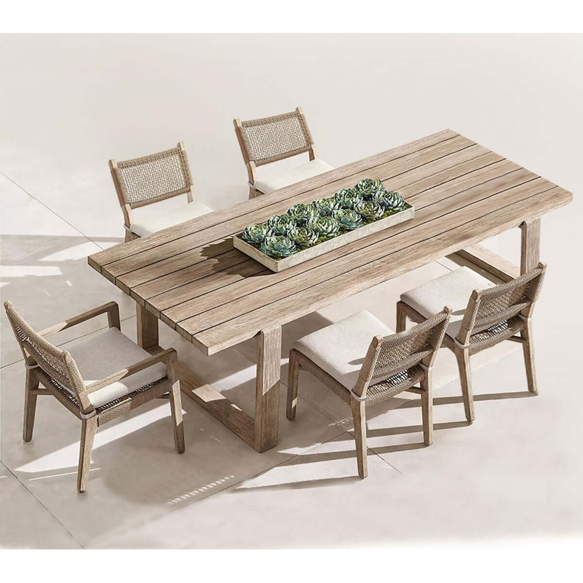 valan teak woven chair all 1