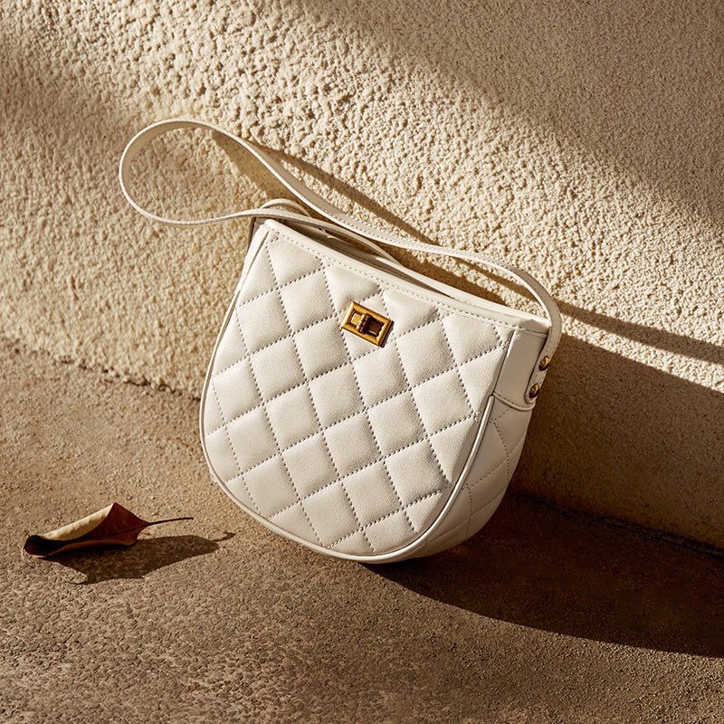 Vault Quilted Leather Crossbody Shoulder Bag