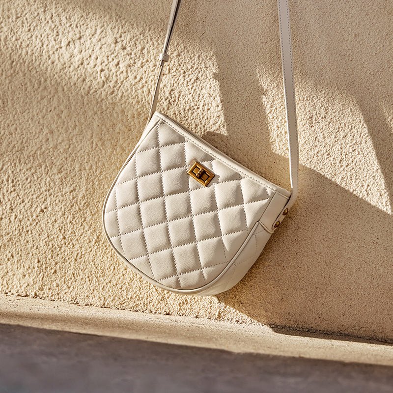 Vault Quilted Leather Crossbody Shoulder Bag