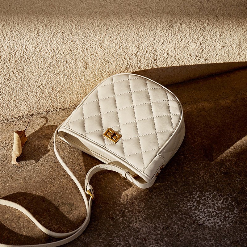 Vault Quilted Leather Crossbody Shoulder Bag