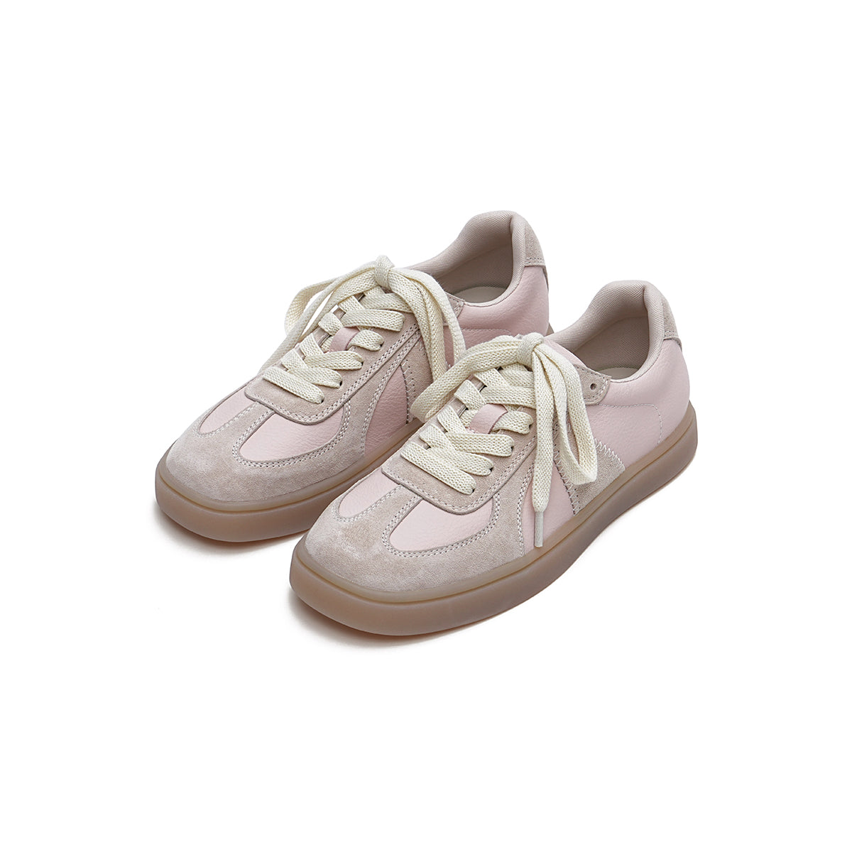 versatile lightweight flat casual sneakers all pink 2