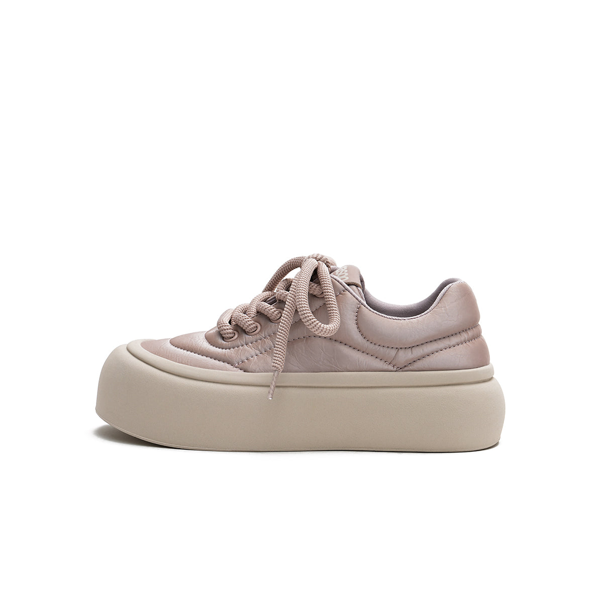 versatile platform casual sneakers all rose gold 1