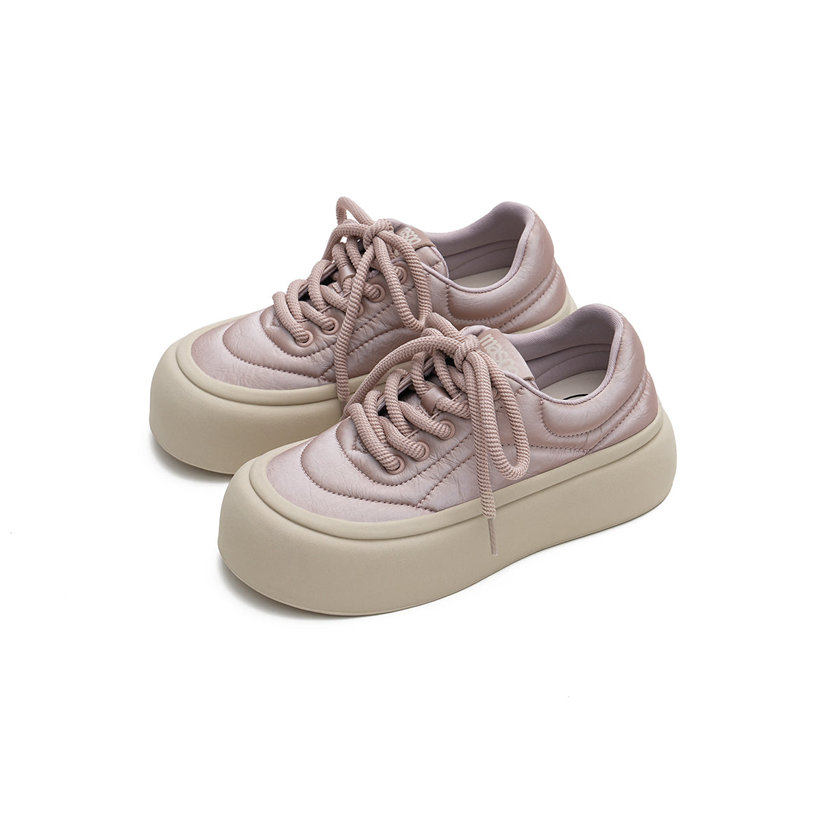 versatile platform casual sneakers all rose gold 2