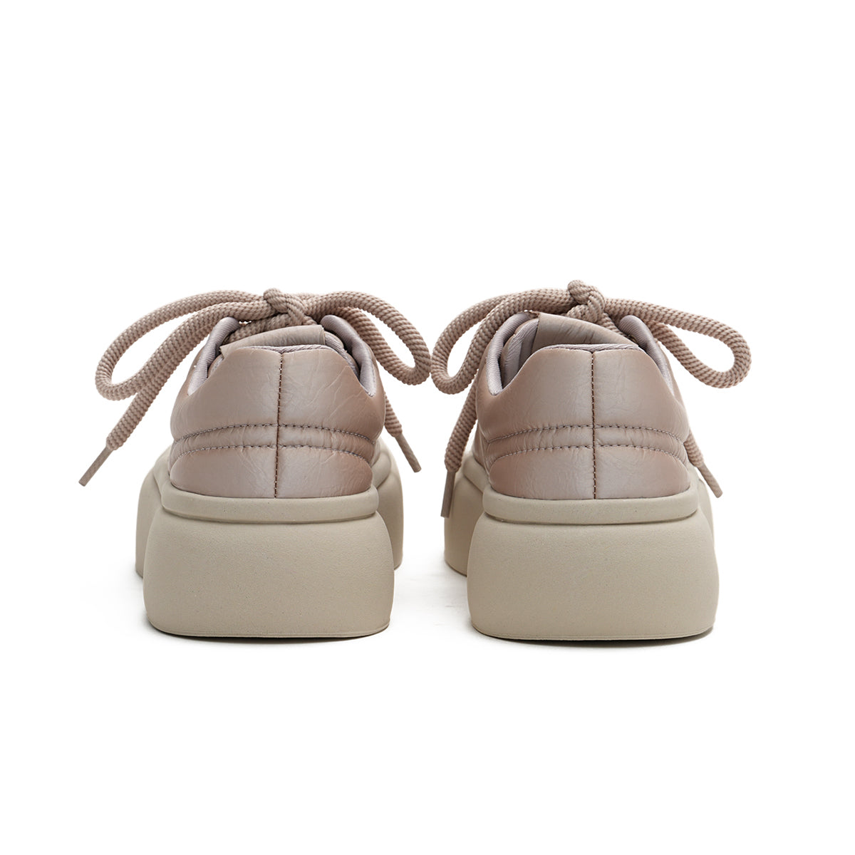 versatile platform casual sneakers all rose gold 3