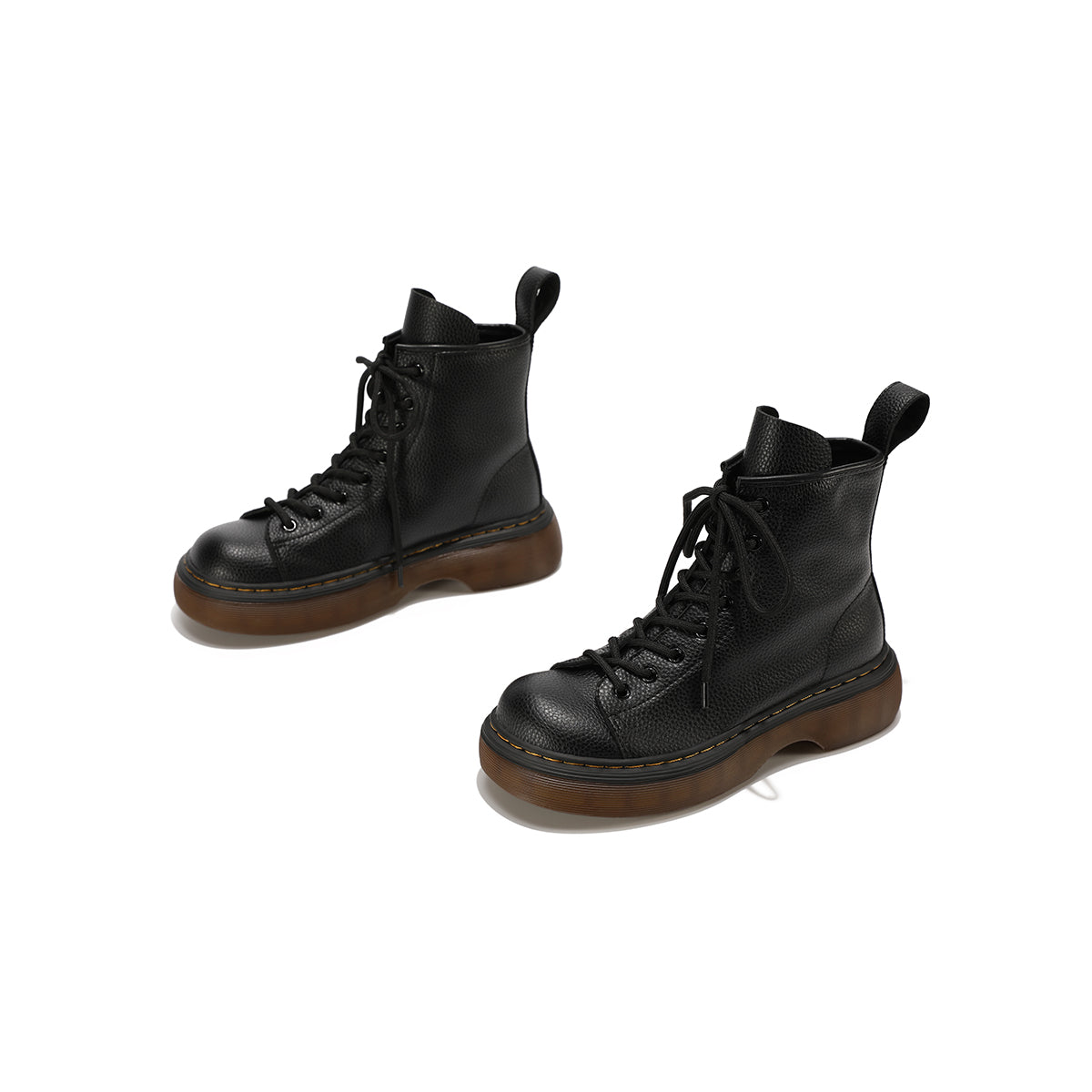 versatile platform martin boots all black 3