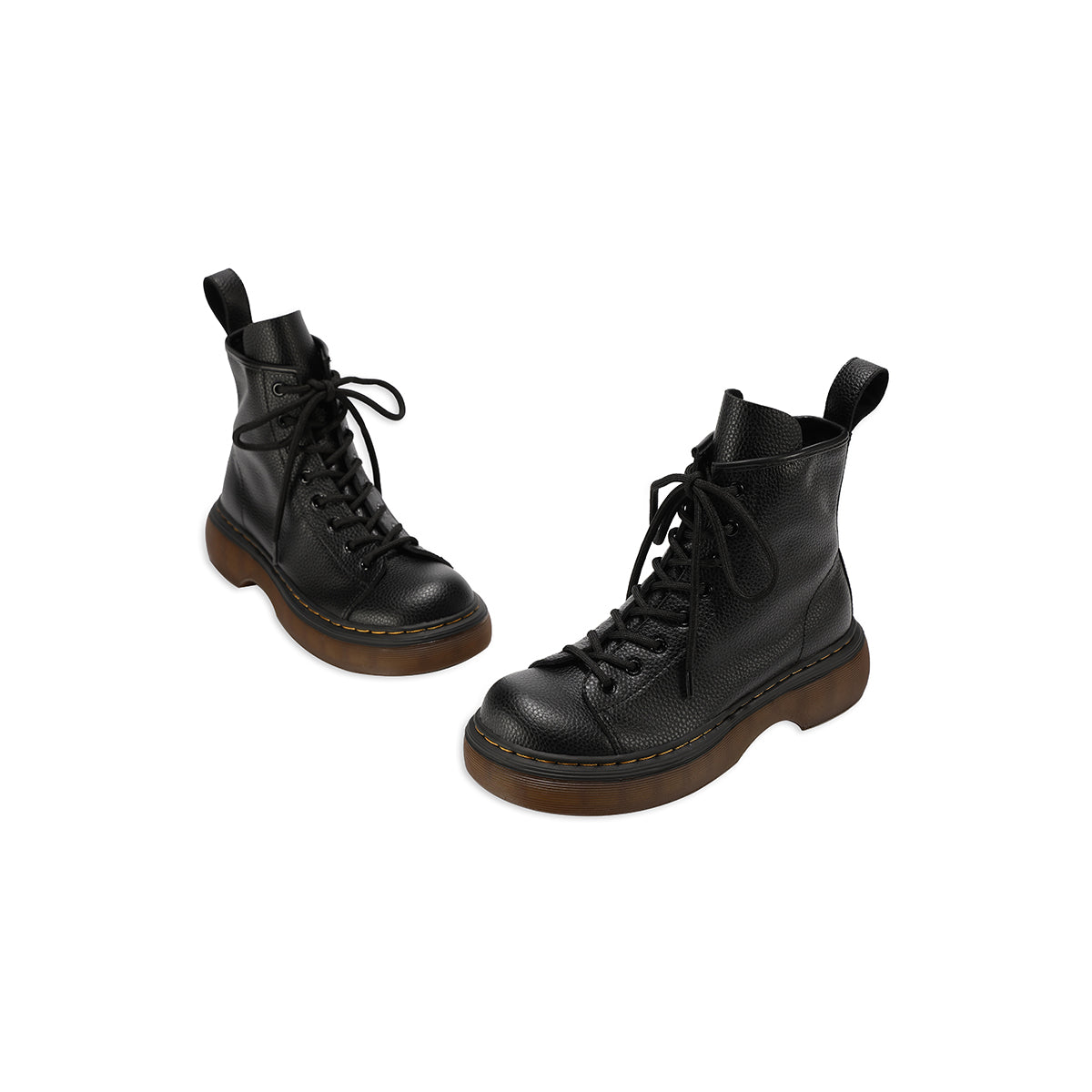 versatile platform martin boots all black 4