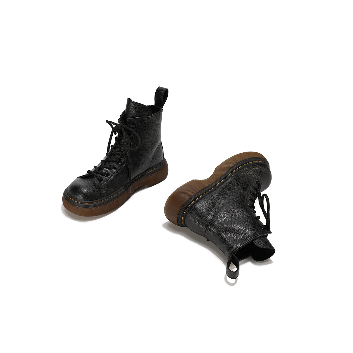 versatile platform martin boots all black 5