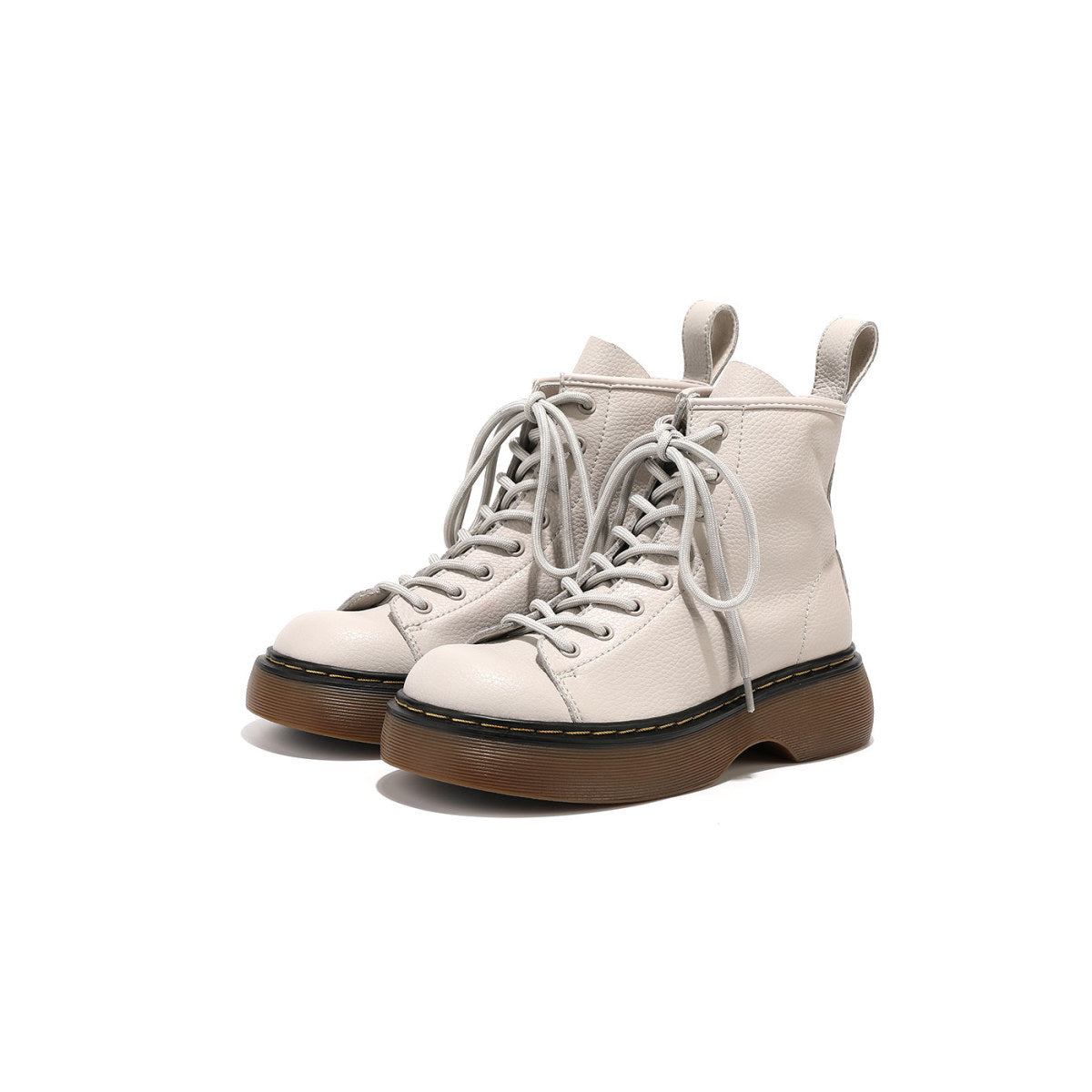 versatile platform martin boots all ivory 2