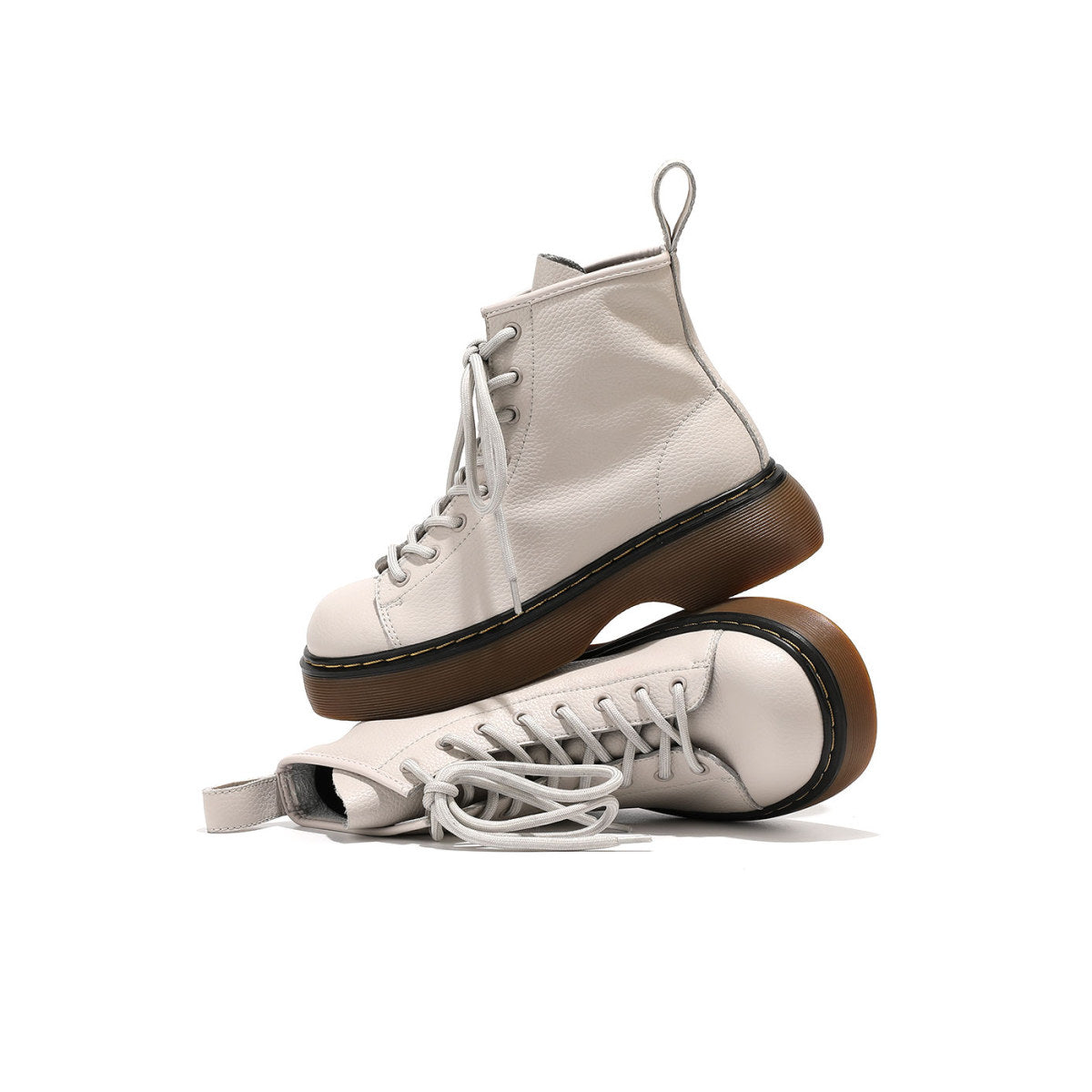 versatile platform martin boots all ivory 4