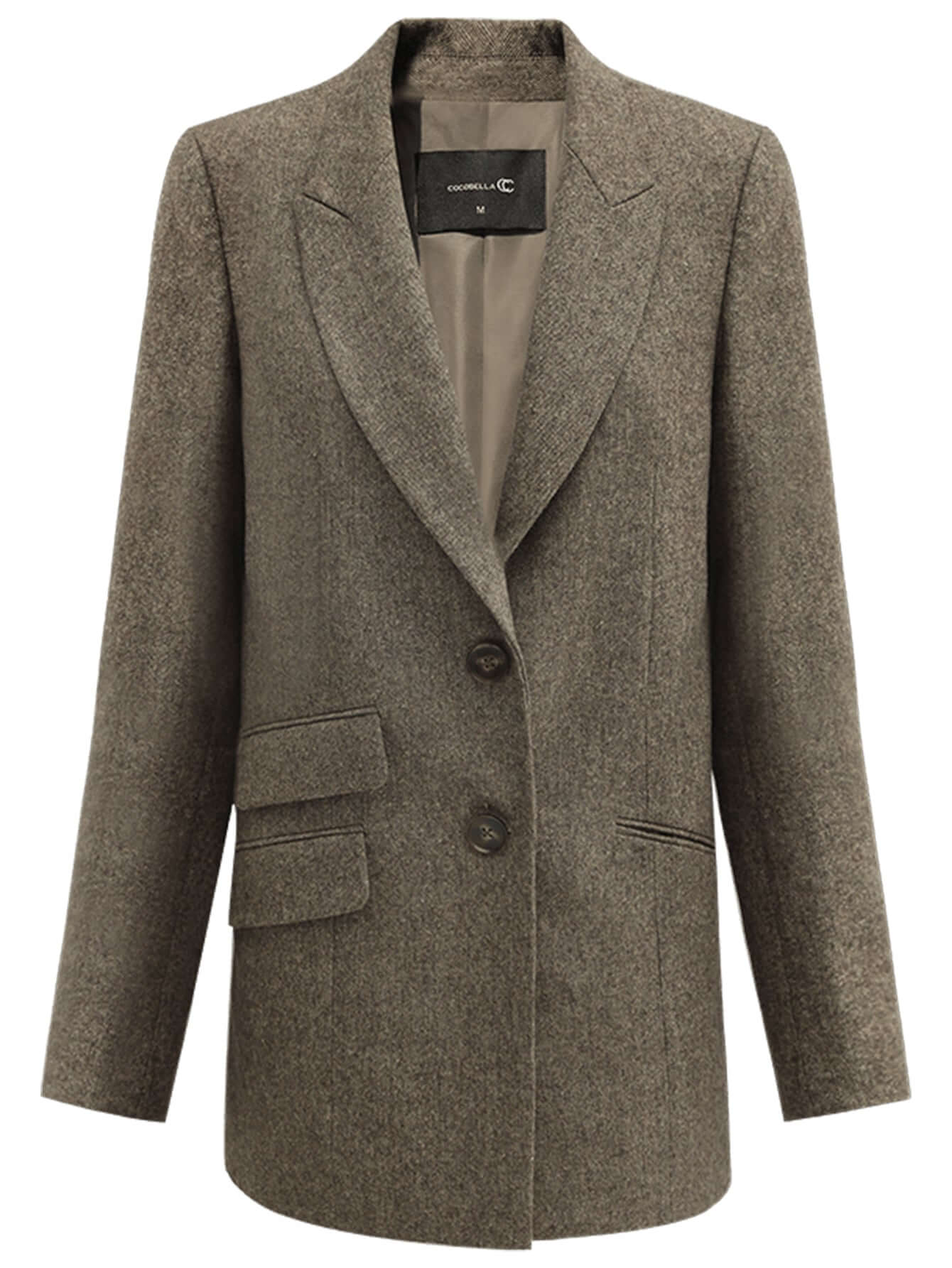 vintage brown wool blazer all brown 4