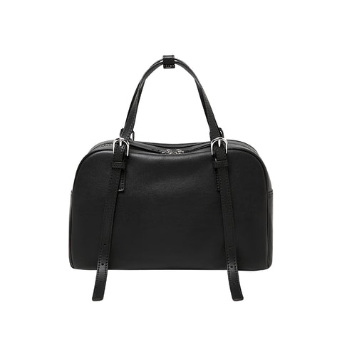 Vintage Leather Bowling Bag