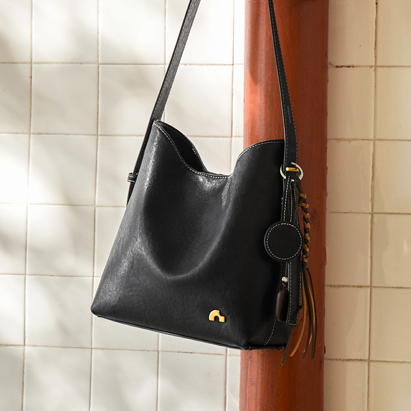 Vintage Leather Large Capacity Tote Bag