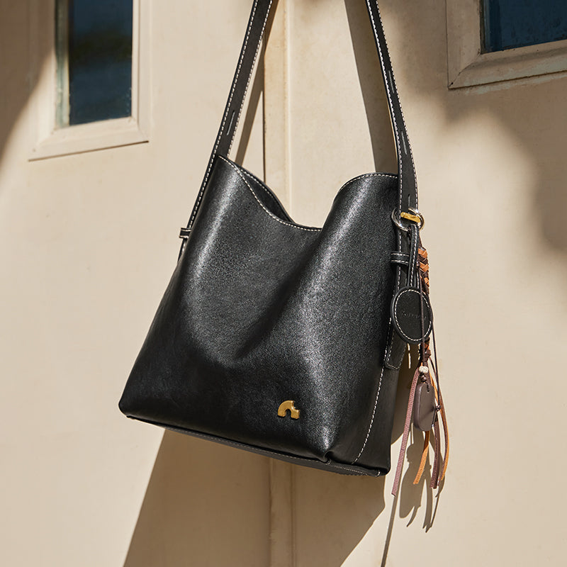 Vintage Leather Large Capacity Tote Bag