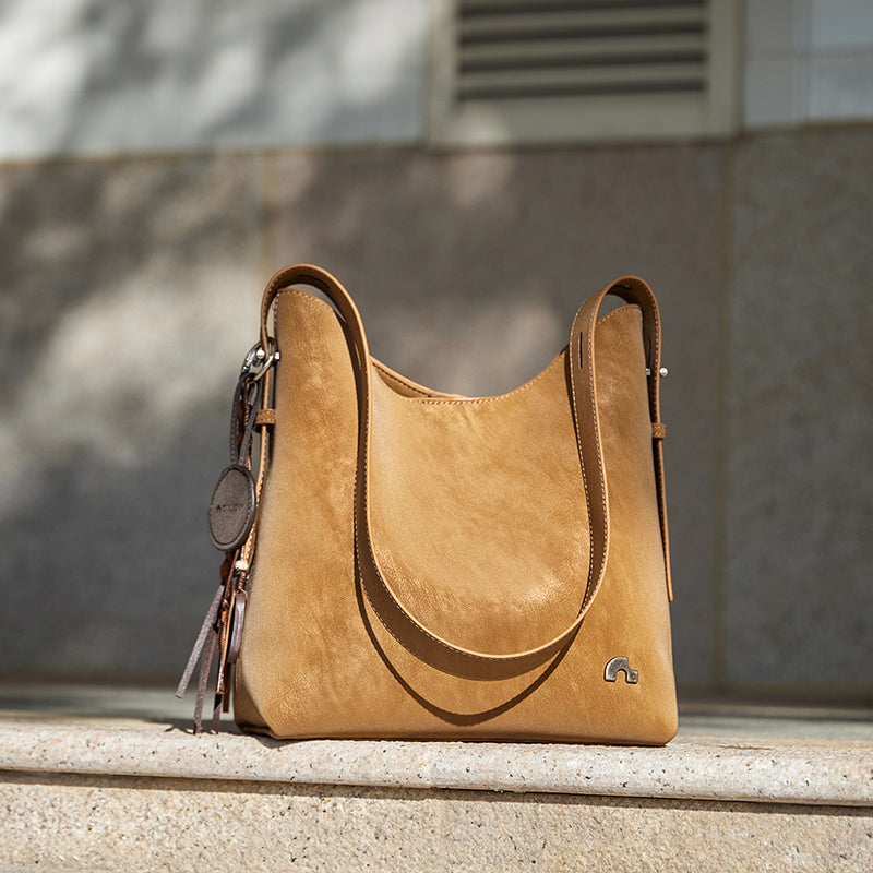 Vintage Leather Large Capacity Tote Bag