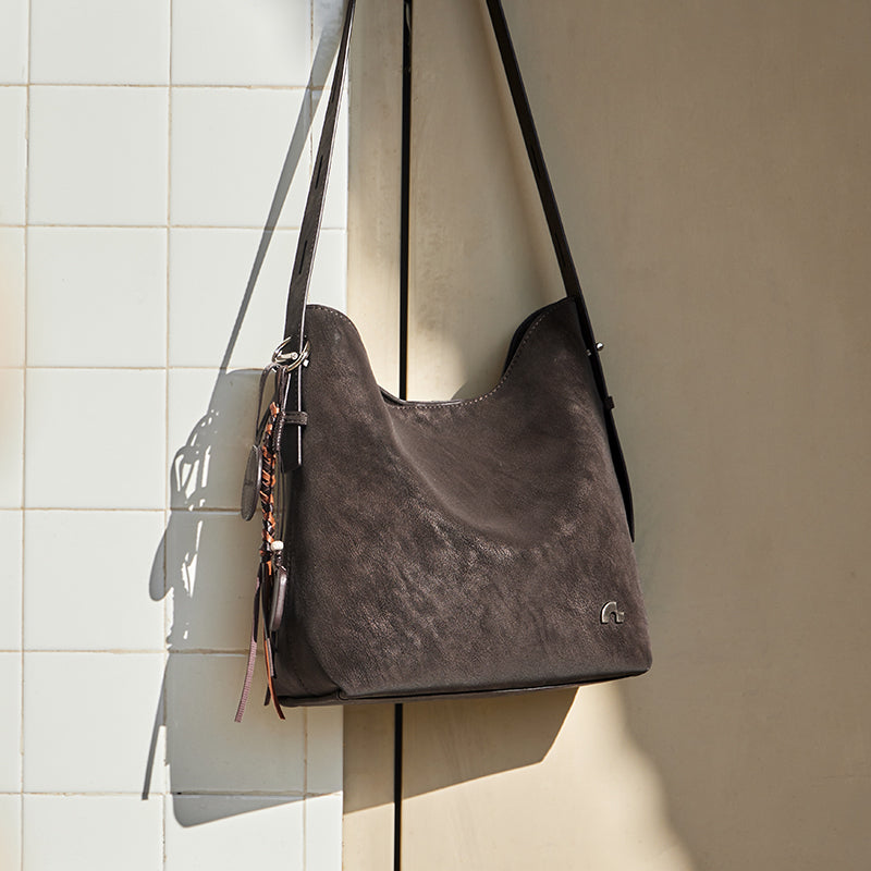 Vintage Leather Large Capacity Tote Bag