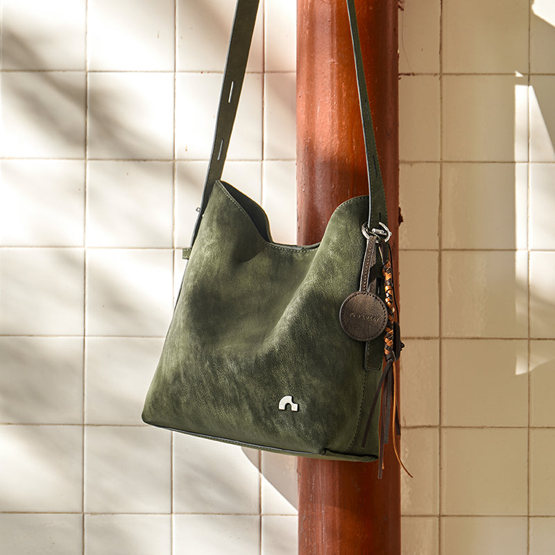 Vintage Leather Large Capacity Tote Bag