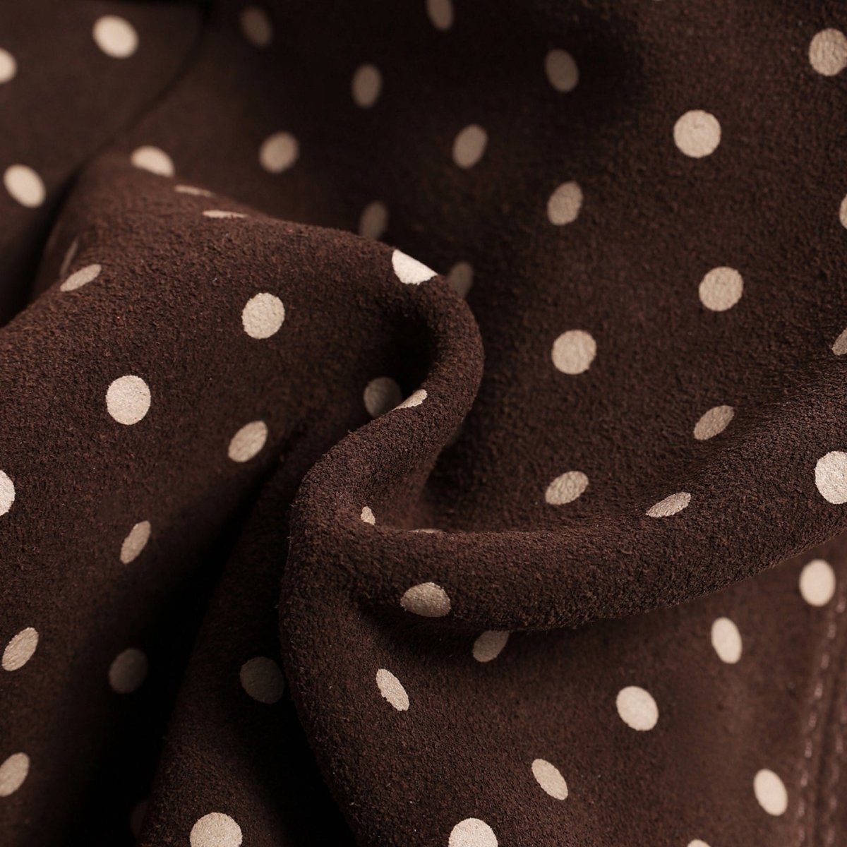 Vintage Polka Dot Suede Pillow Bag – Shoulder & Underarm Bag