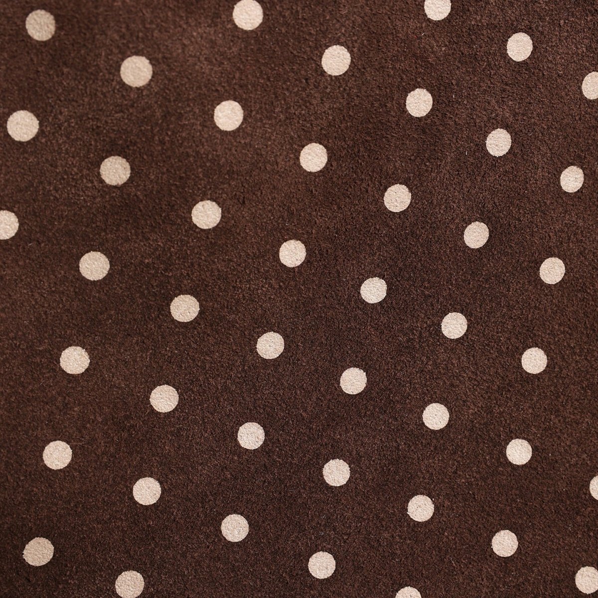 Vintage Polka Dot Suede Tote Bag – Leather Underarm & Shoulder Bag