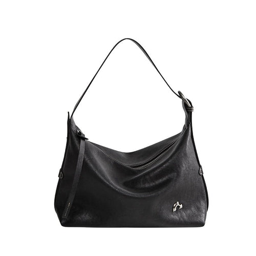 Vintage Slouchy Leather Shoulder Bag
