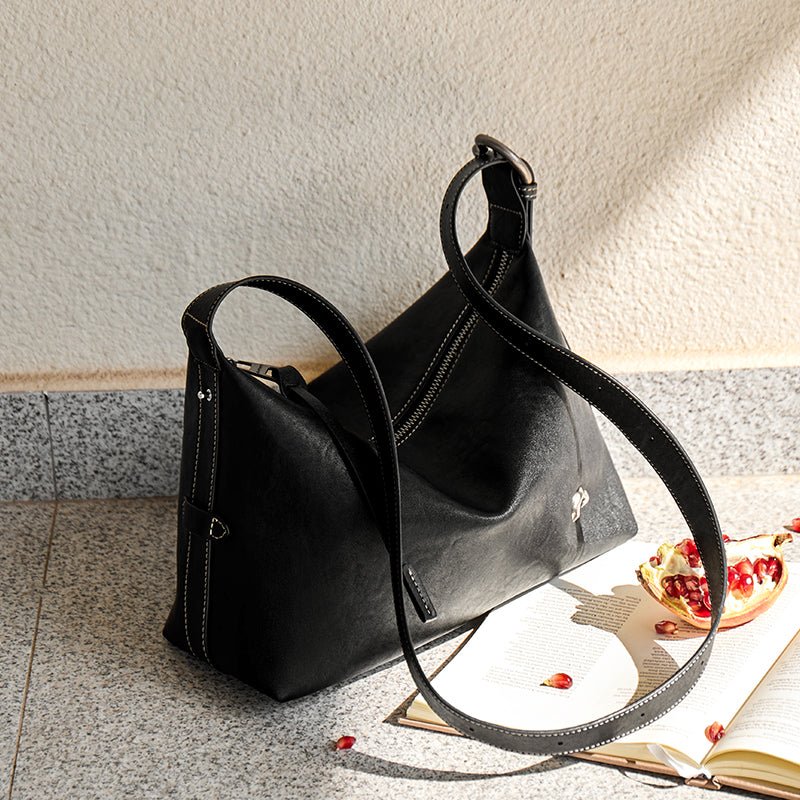 Vintage Slouchy Leather Shoulder Bag
