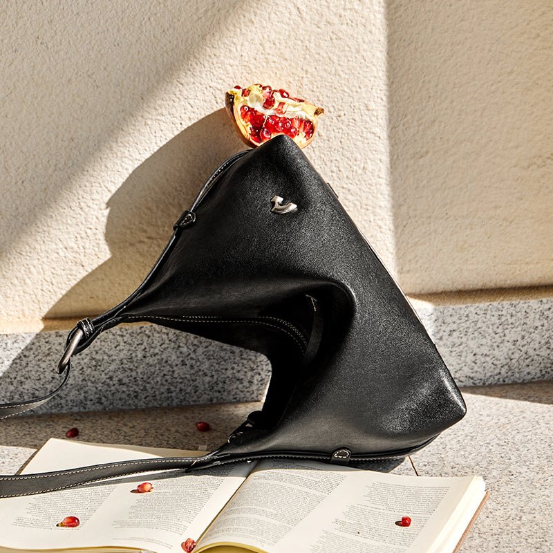 Vintage Slouchy Leather Shoulder Bag
