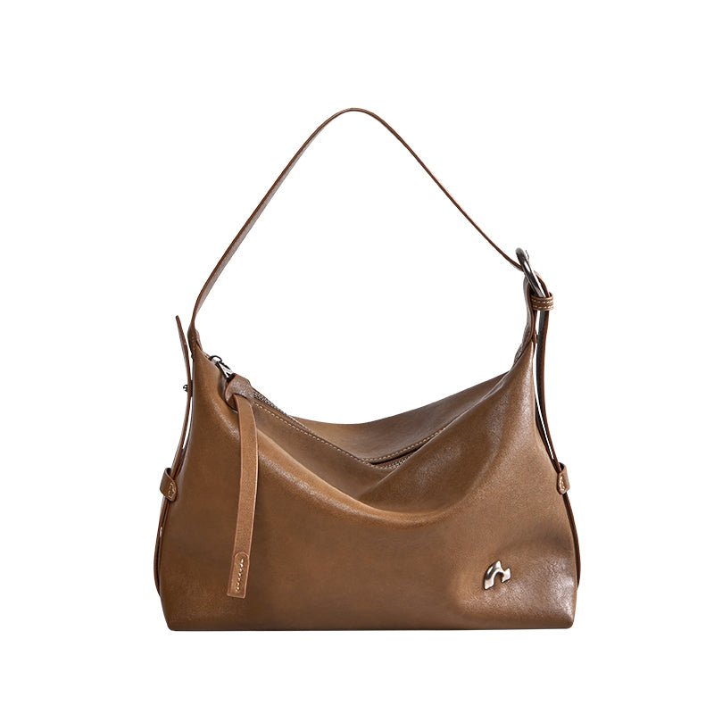 Vintage Slouchy Leather Shoulder Bag