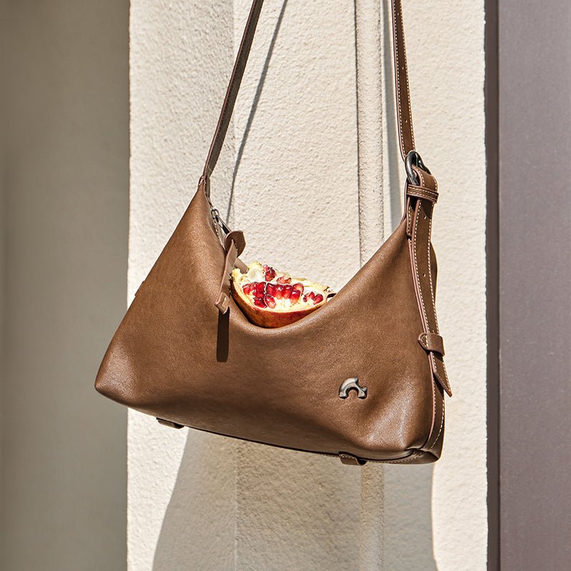 Vintage Slouchy Leather Shoulder Bag
