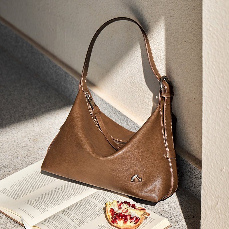 Vintage Slouchy Leather Shoulder Bag