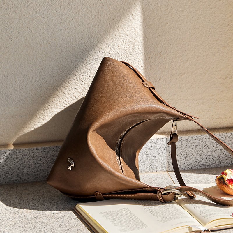 Vintage Slouchy Leather Shoulder Bag