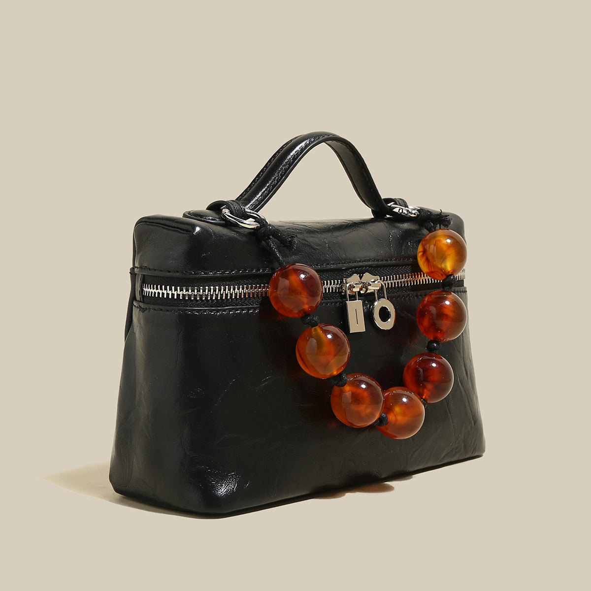 vintage vanity shoulder bag black 2