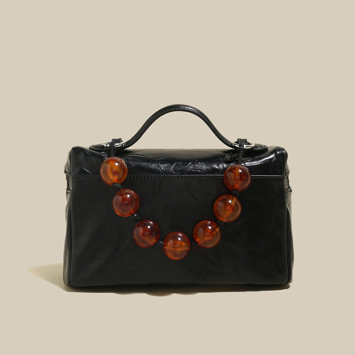 vintage vanity shoulder bag black 3