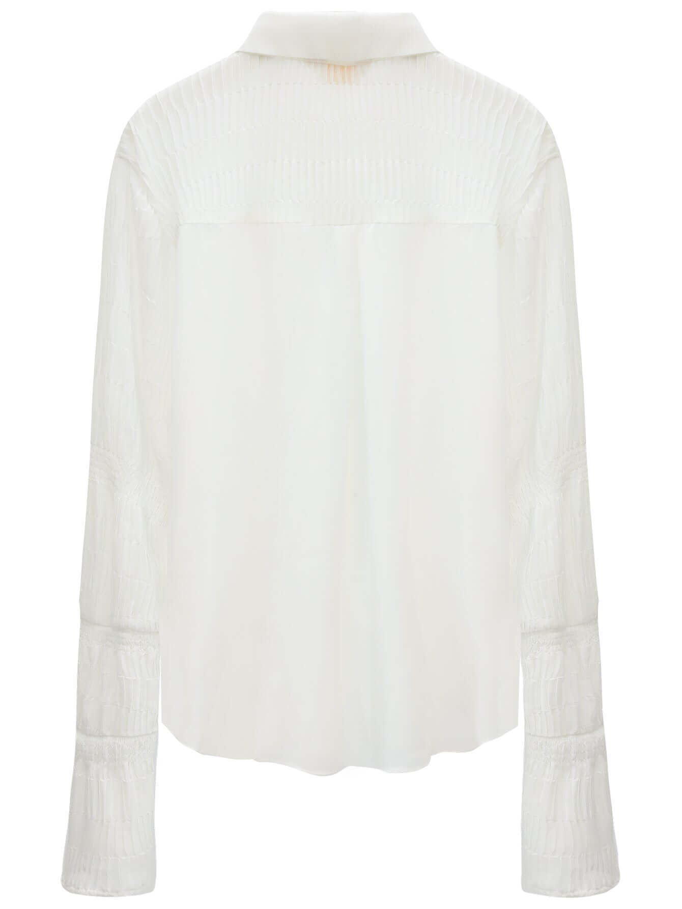 vintage white pleated shirt all white 5