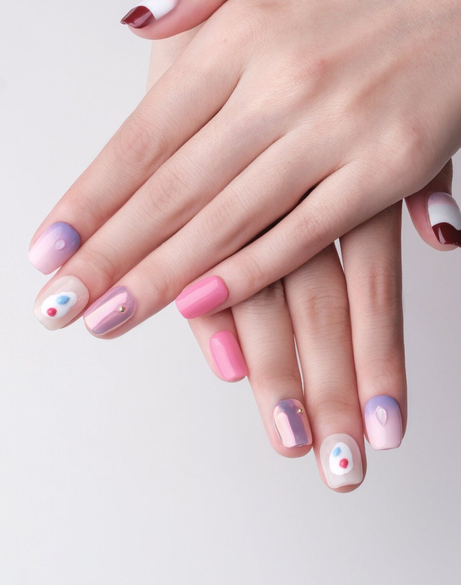 Violet Muse 3D Press-On Nails