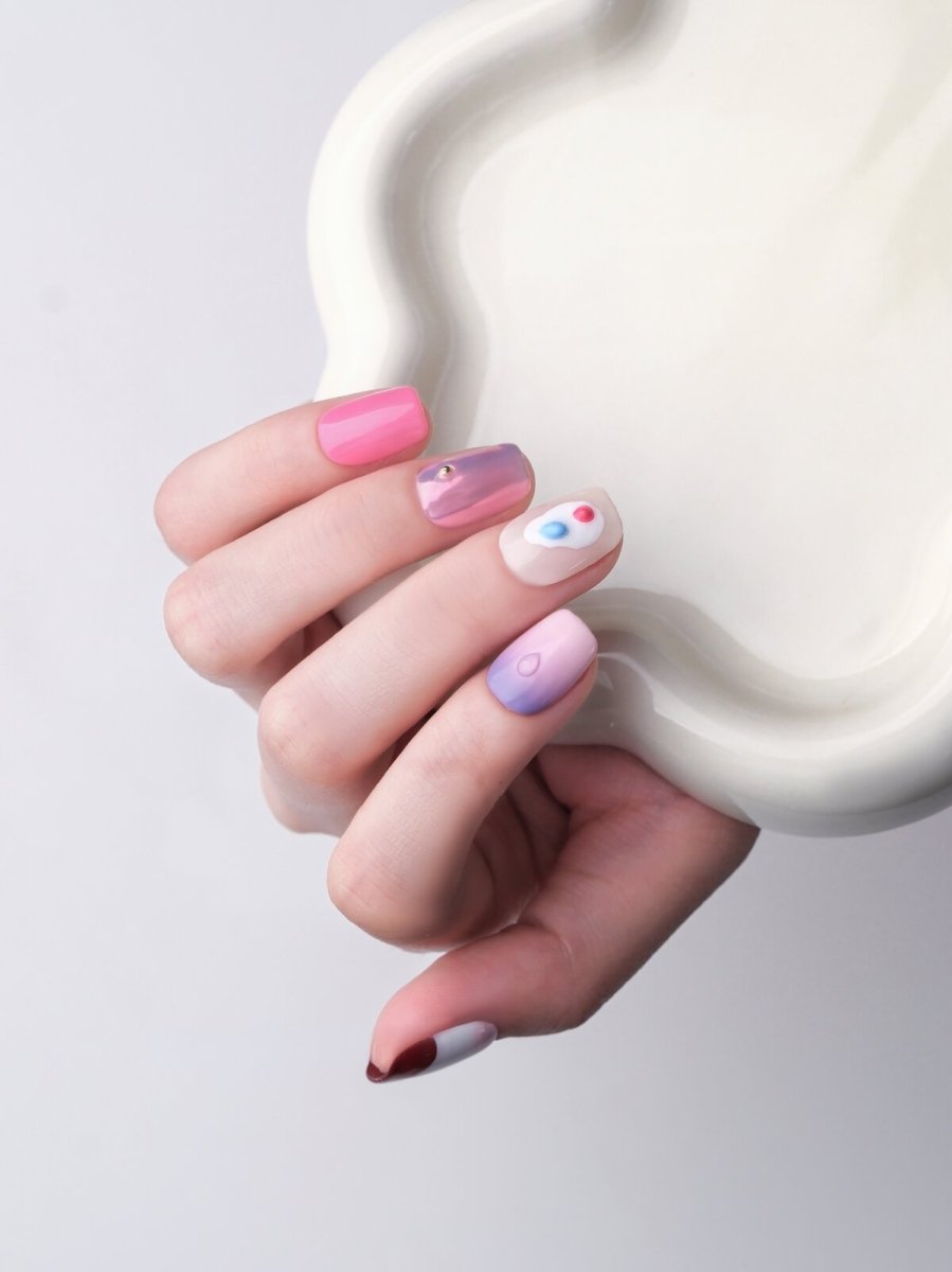 Violet Muse 3D Press-On Nails