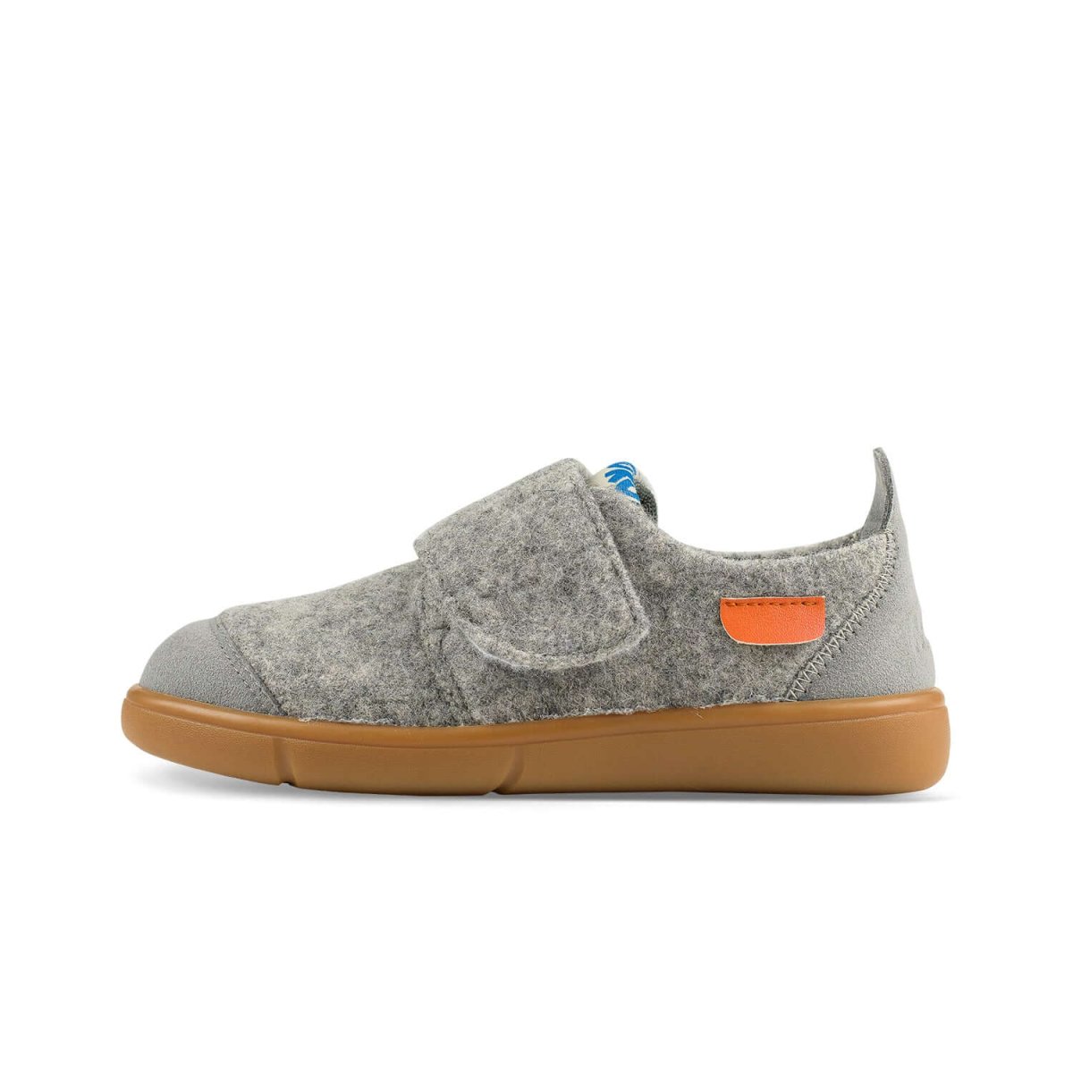 warm wool fleece indoor school shoes all grey 1