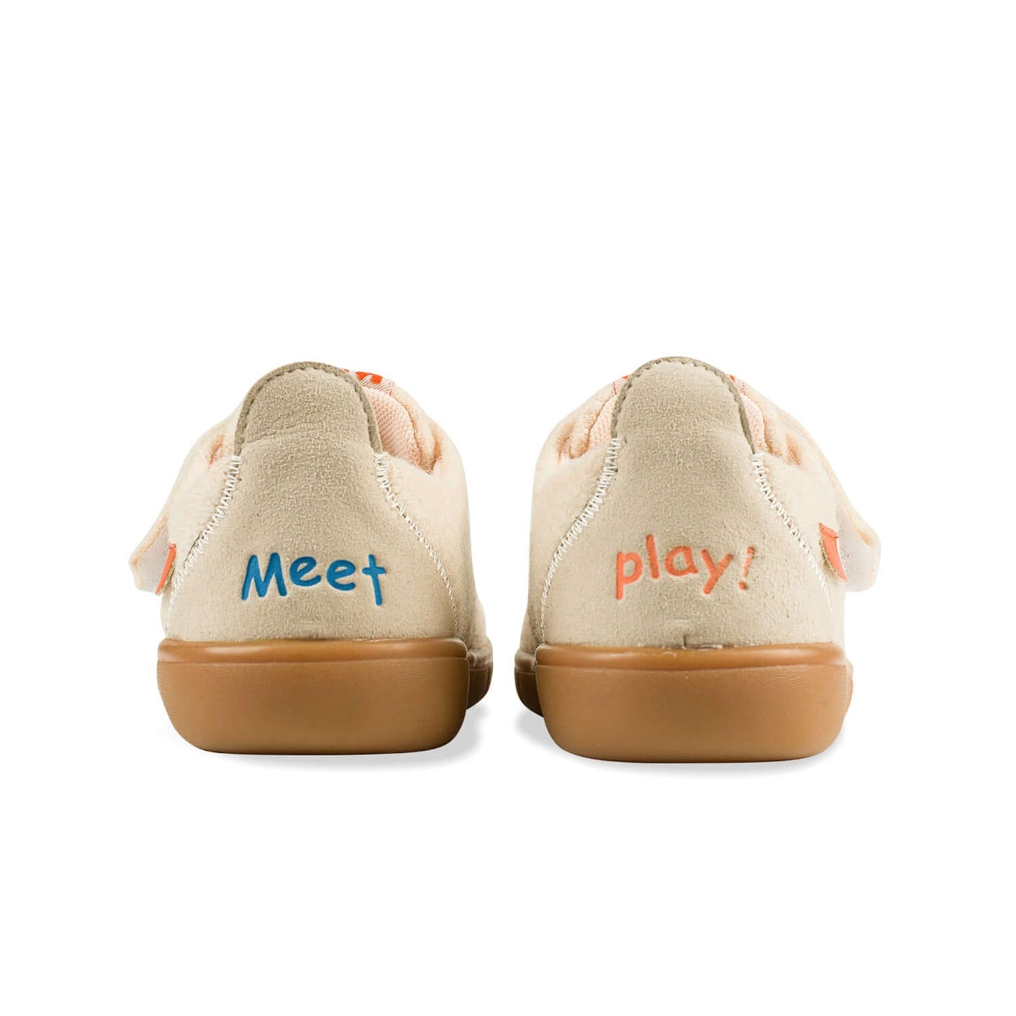 warm wool fleece indoor school shoes all beige 4