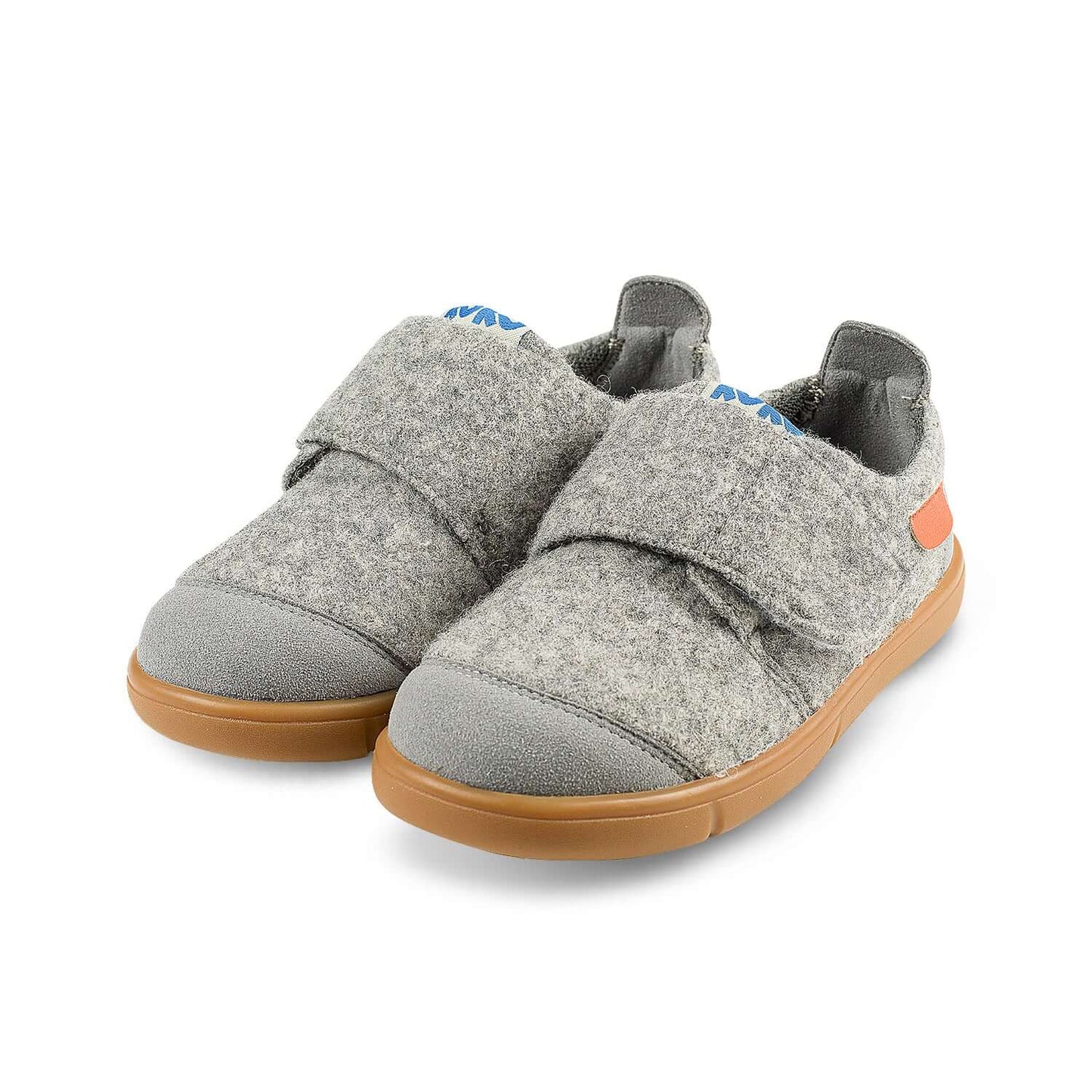 warm wool fleece indoor school shoes all grey 2