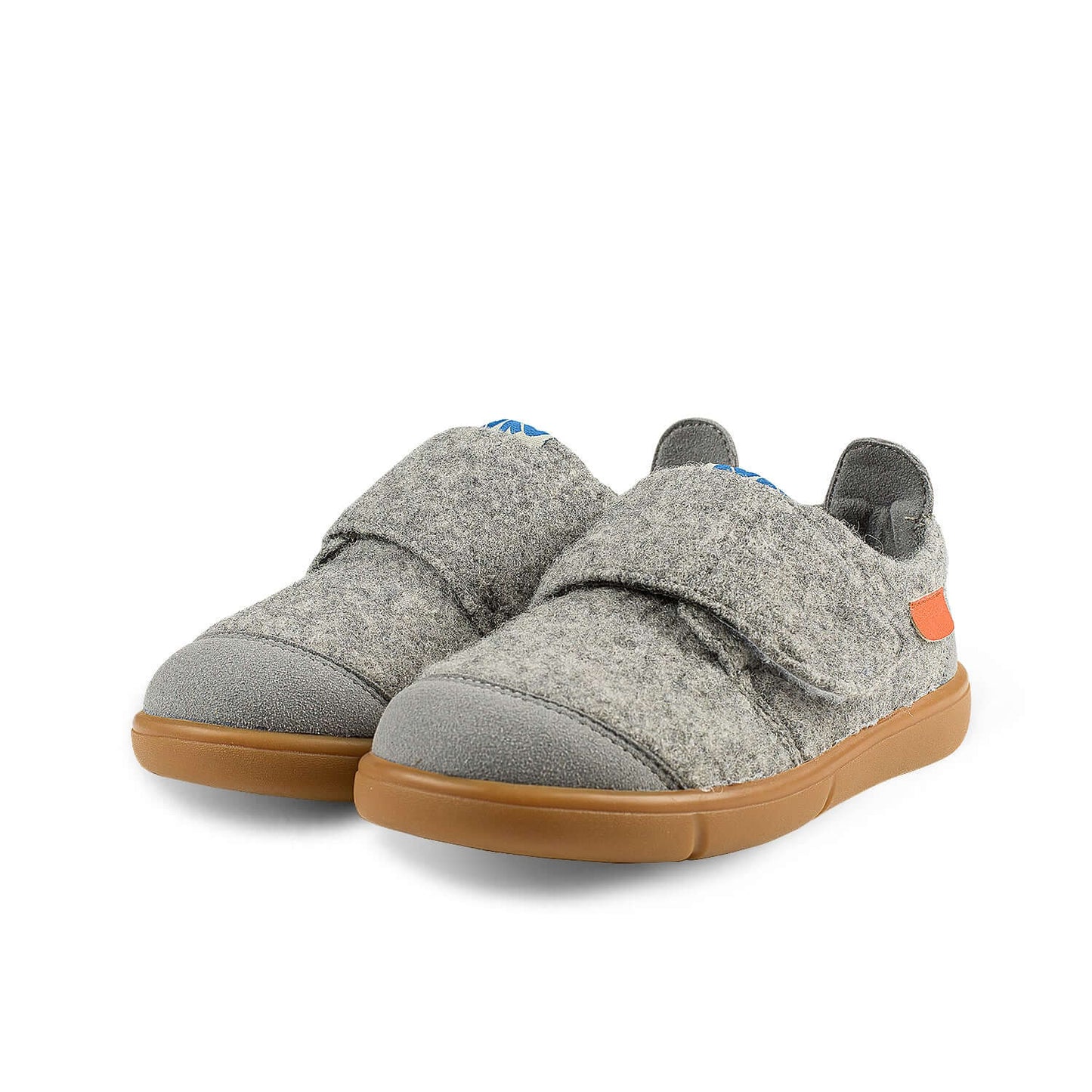 warm wool fleece indoor school shoes all grey 3