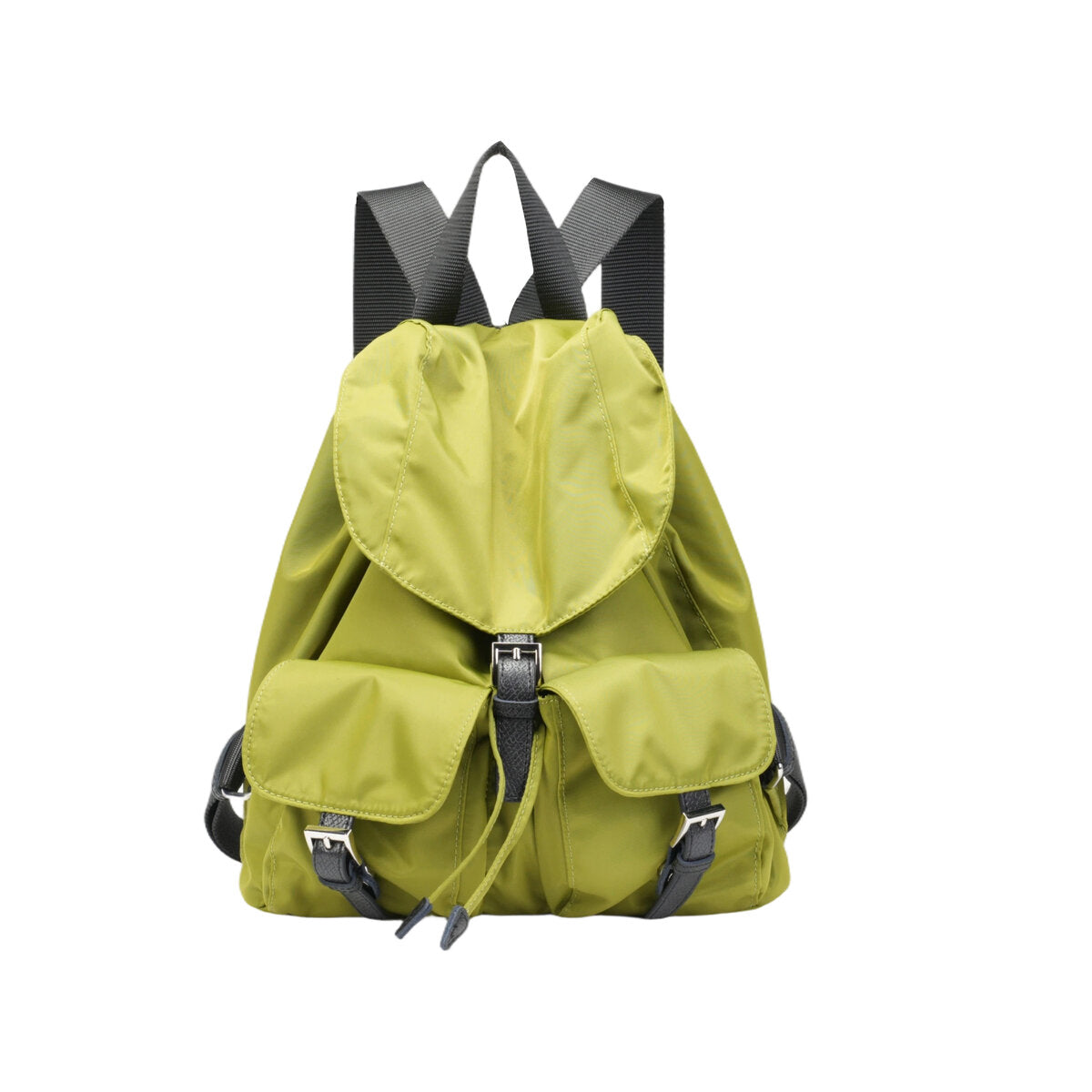 Water-Resistant Ballistic Nylon Drawstring Backpack with Dual Front Pockets – Ultra-Light Multi-Compartment Commuter & School Bag